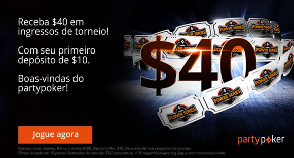 bonus poker partypoker Brasil