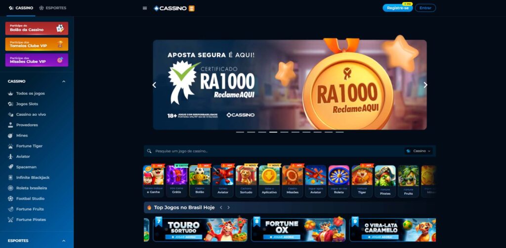 Site do Cassino Pix