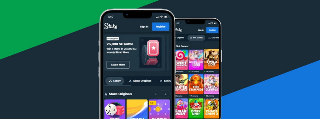 Aplicativo Stake Casino para Android e iOS