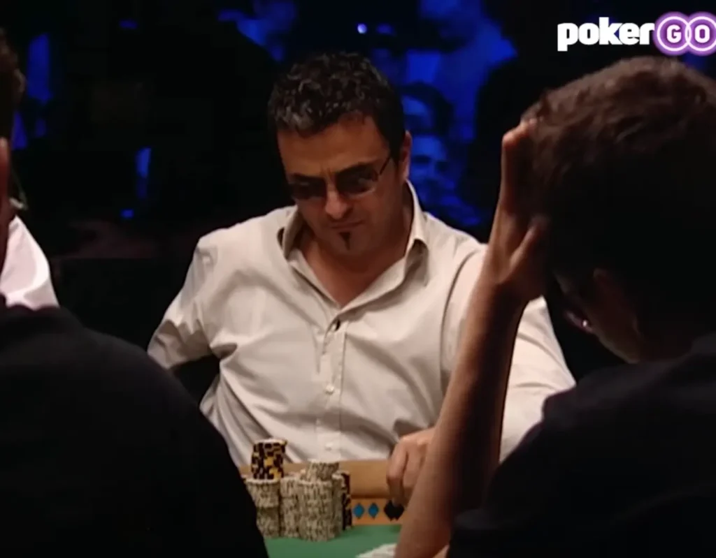 Joe Hachem na mesa final da WSOP 2005