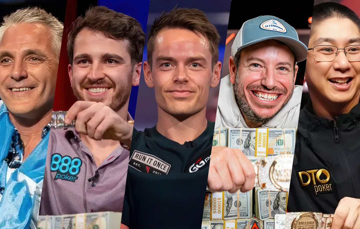 WSOP 2025: os 5 últimos campeões do Main Event e onde estão hoje