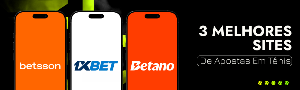 Os 3 melhores sites de apostas em tênis avaliados