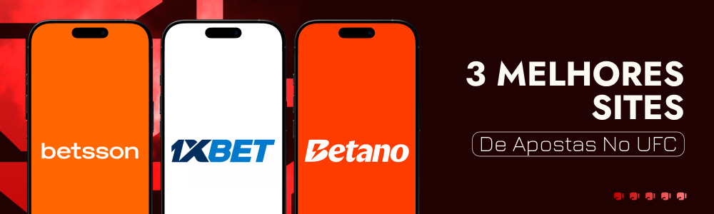 Os 3 melhores sites de apostas no UFC avaliados