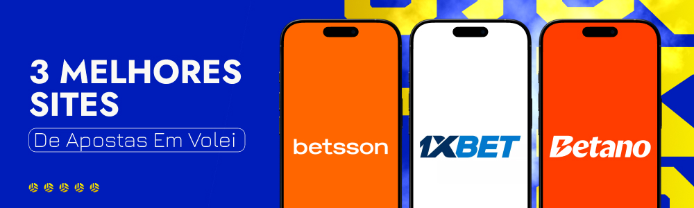 3 melhores sites de apostas em vôlei