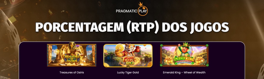 RTP dos jogos da Pragmatic Play