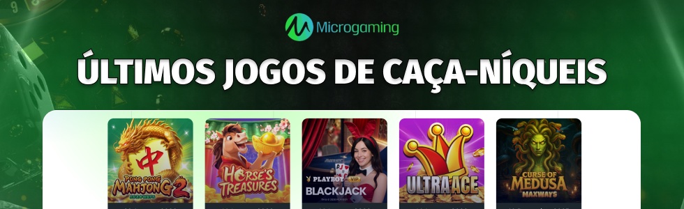 As últimas máquinas caça-níqueis da Microgaming