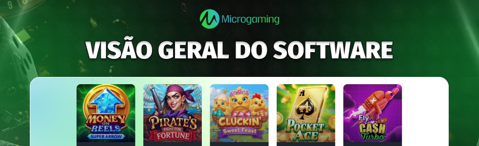 Visão geral do software Microgaming