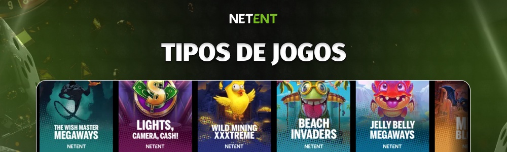 Tipos de jogos da NetEnt