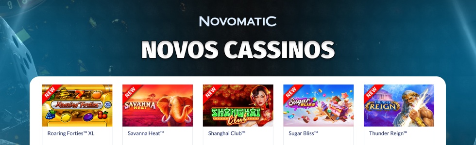 Novos casinos da Novomatic