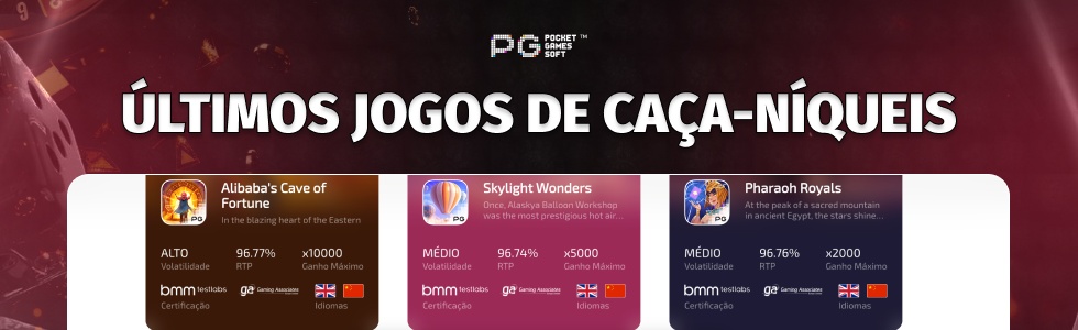 Máquinas caça-níqueis da PG Soft