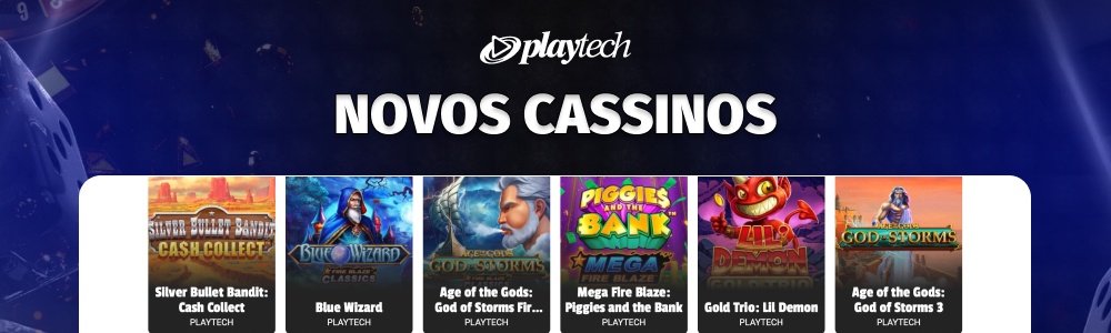 Novos casinos da Playtech