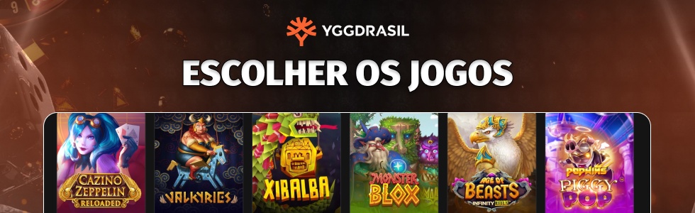 Yggdrasil: escolher os jogos
