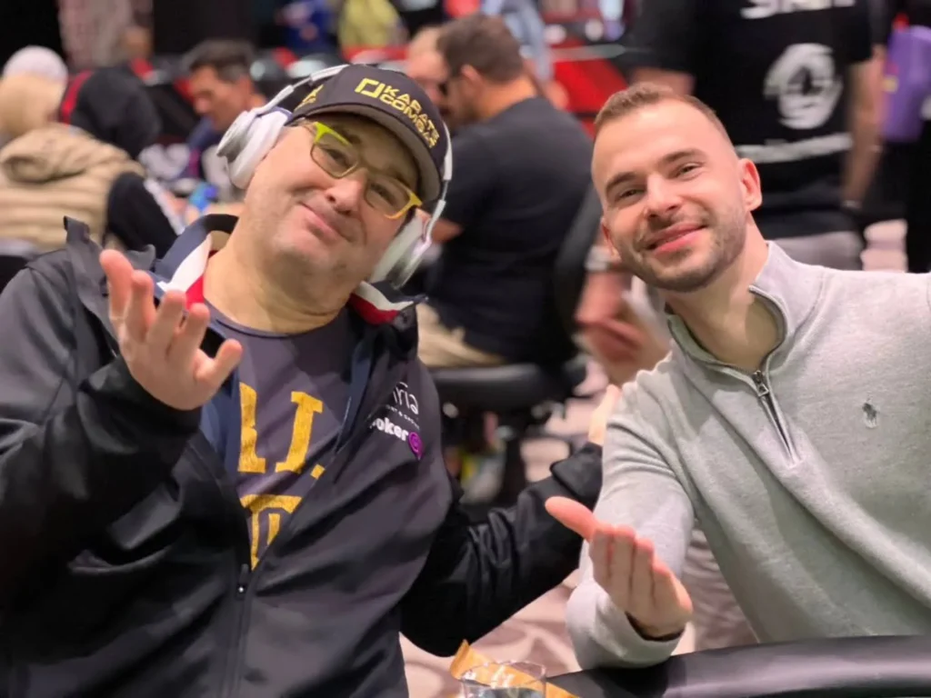 Renan Bruschi e Phil Hellmuth